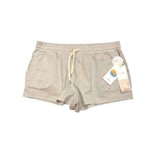 Vuori Women’s Halo Performance Short Pale Grey Heather Size Large New w/tag $64